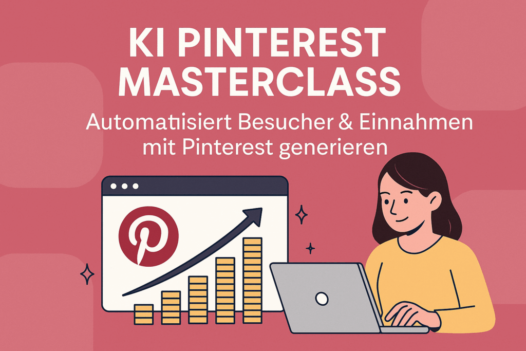 Pinterest KI Masterclass – Online Geld verdienen mit künstlicher Intelligenz über Pinterest